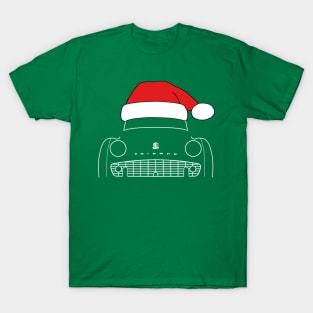 Triumph TR3 classic car Christmas hat edition white T-Shirt